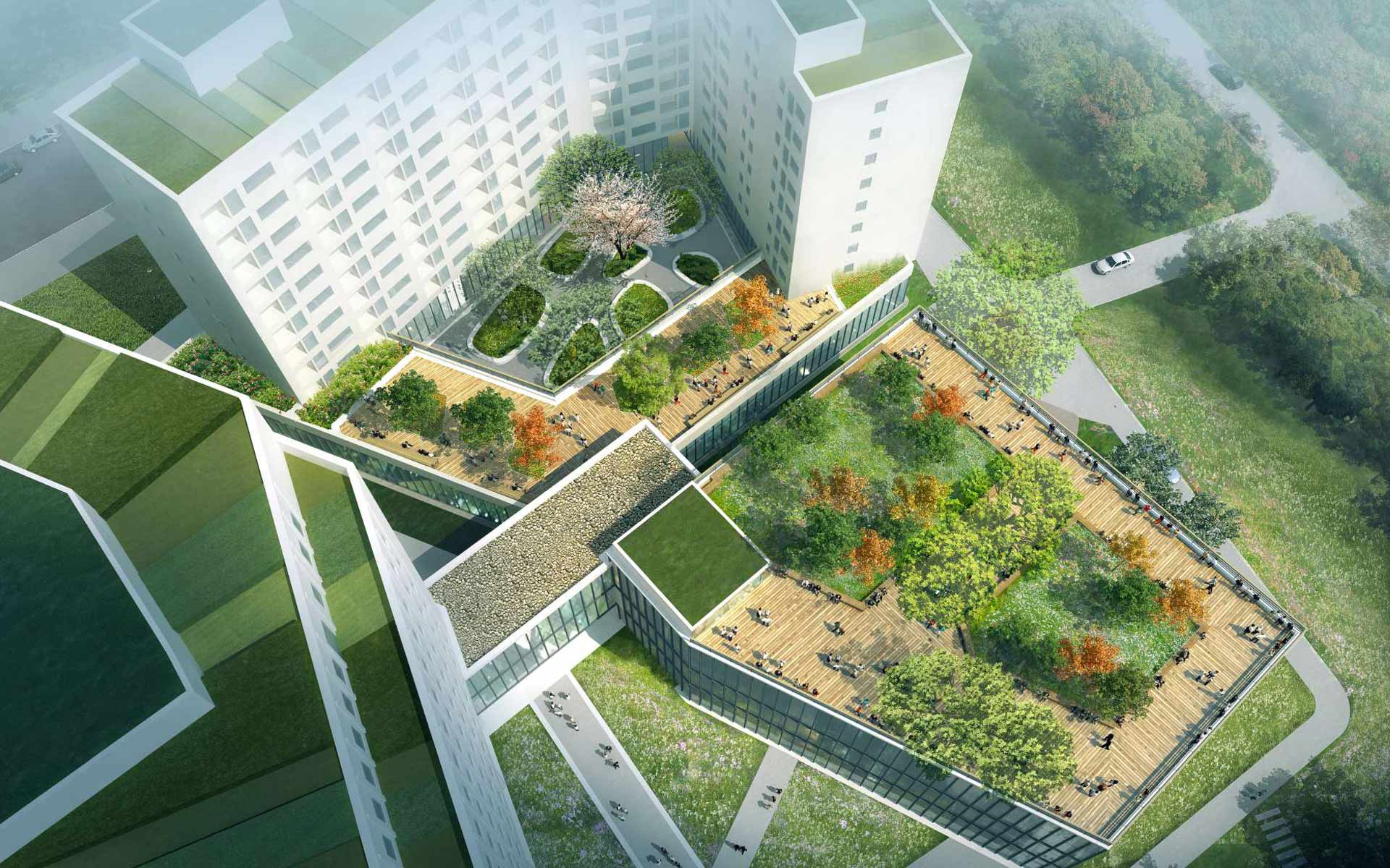 Qingdao German Center Landscape rendering