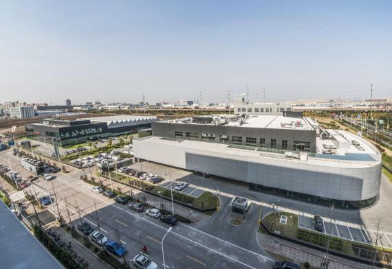 OBERMEYER Porsche dealership Shanghai Bird's Eye View