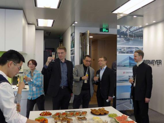 OBERMEYER Shanghai Office Relocation, celebration